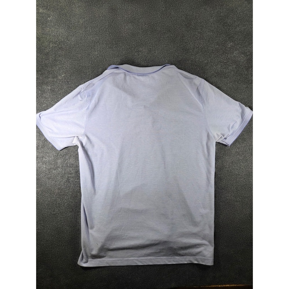 IZOD Performance Mens Short Sleeve Pique Polo Shirt Light Blue Large - Picture 5 of 6